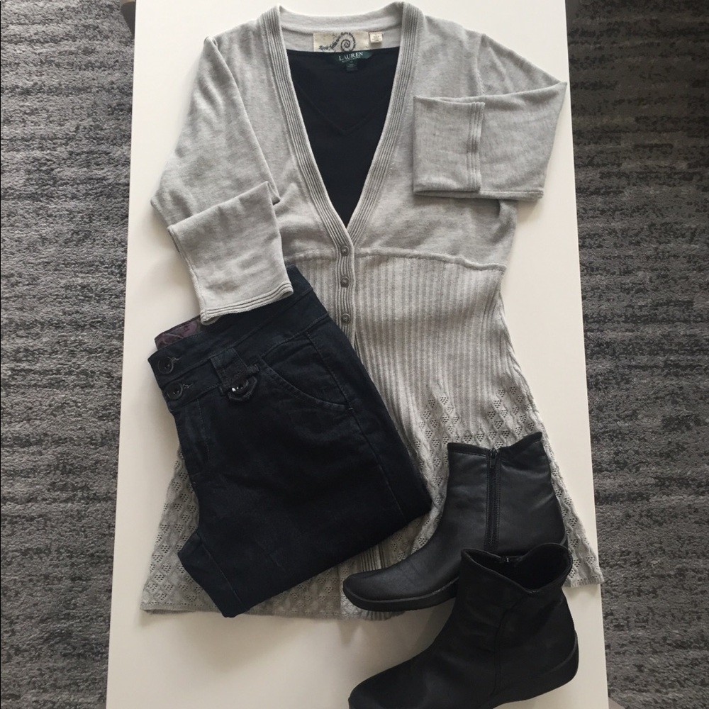 Rosie Neira Gray Cardigan